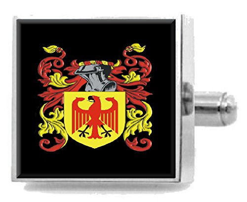 【中古】【未使用・未開封品】Select Gifts Cramond スコットランド Heraldry Crest スターリングシルバー カフリンクス 刻印ボックス