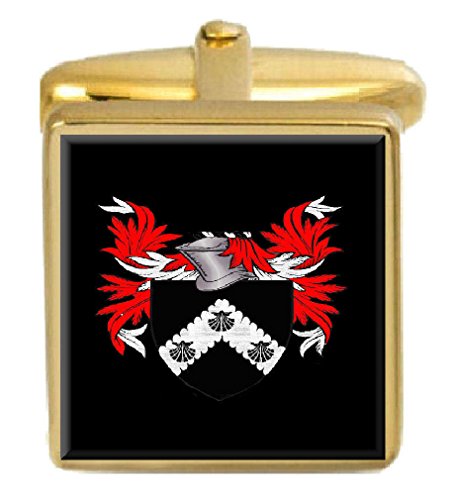 【中古】【未当て嵌める・未開封品】(セレクトギフトリング) Select Gifts Ring 連合王国家紋 苗字象徴 ゴールドカフスリンク 目じるしボックス席