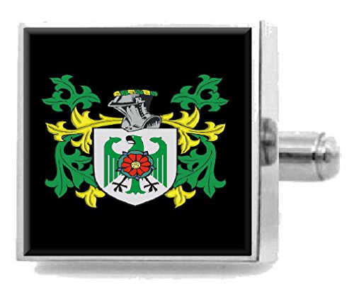 【中古】【未当てはめる・未開封品】Select Gifts Polding England Heraldry クレスト スターリングしろがね色 カフリンクス 目じるし入り口・入口申し立てボックス席