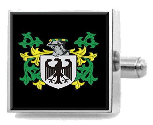 【中古】【未使用・未開封品】Select Gifts イングリッシュ イングランド ヘラルドライクレスト スターリングシルバー カフリンクス 刻印入りメッセージボックス