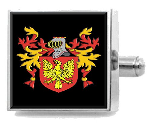 【中古】【未当て嵌める・未開封品】Dewsbery England Family Crest 腕の表象 カフスリンク パーソナライズケース 靴-その他
