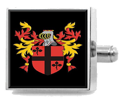 【中古】【未当て嵌める・未開封品】(選りわける差し上げ物) Select Gifts Keyt England 記号 スターリングしろがね色 カフスリンク 目じるし申したてボックス席