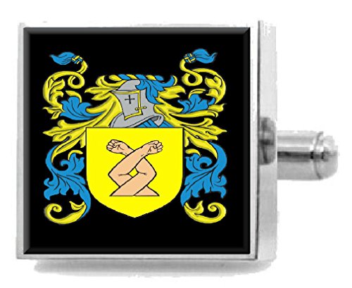 【中古】【未当てはめる・未開封品】Noden England Family Crest カフスリンク カフスリンク 名まえ入り口・入口 容れもの