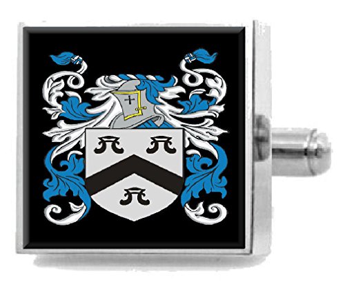 【中古】【未使用・未開封品】Pemberton England Family Crest カフリンクス 名前 コート・オブ・アームズ カスタマイズ可