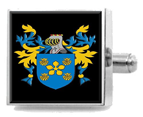 【中古】【未使用・未開封品】Select Gifts Armit Ireland Heraldry クレスト スターリングシルバー カフリンクス 刻印入りメッセージボックス｜AJIMURA-SHOP