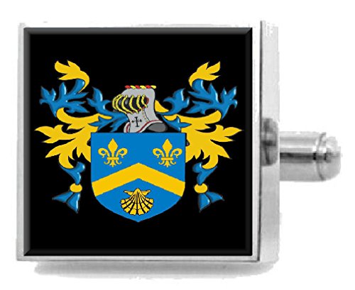 【中古】【未当て嵌める・未開封品】Hislop スコットランド Heraldry Crest スターリングしろがね色 カフリンクス 目じるし入り口・入口申し立てボックス席