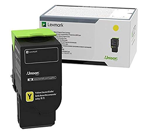 【中古】【未使用・未開封品】Lexmark C230H40 Yellow High Yield Cartridge Toner, Grey