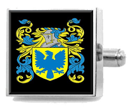 【中古】【未当て嵌める・未開封品】Forster Ireland Family Crest カフスリンク 名まえ 厚地の外套・オブ・アームズ カスタマイズ可