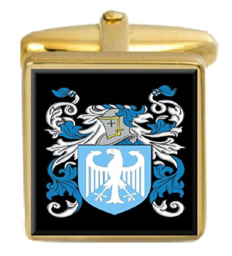 【中古】【未当てはめる・未開封品】Select Gifts Marskell イングランド 身寄り クレスト 姓符帳 ゴールドカフリンクス 目じるしボックス席