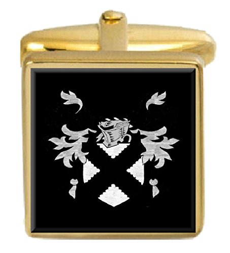 【中古】【未当て嵌める・未開封品】Select Gifts Colquhoun スコットランド家表象 姓表象 ゴールドカフリンクス 目じるしボックス席 その他-靴