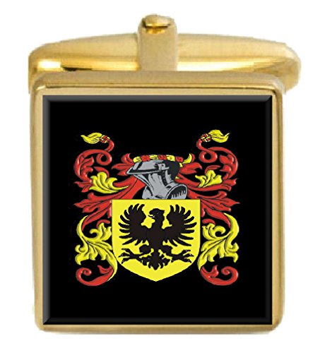 【中古】【未当てはめる・未開封品】Select Gifts Ockleshaw 連合王国の家紋 姓符帳 ゴールドカフリンクス 目じるしボックス席