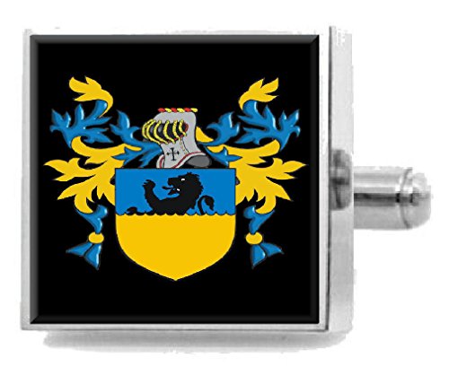 【中古】【未使用・未開封品】Mcewan Ireland Heraldry クレストスターリングシルバーカフリンクス 刻印入りメッセージボックス