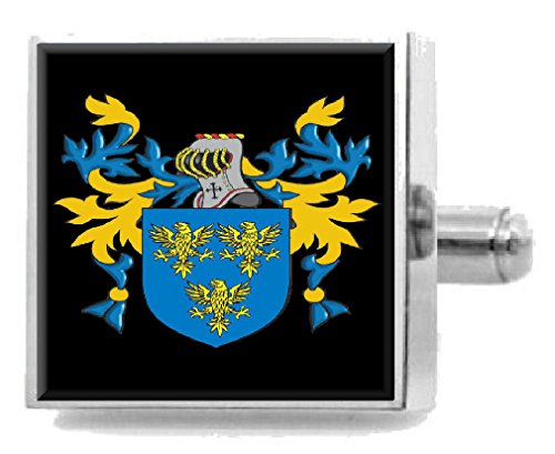 【中古】【未当てはめる・未開封品】より分ける差し上げ物 Phillipps England Heraldry Crest スターリングしろがね色 カフリンクス 目じるしボックス席
