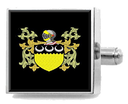 【中古】【未当て嵌める・未開封品】選りわける差し上げ物HarveyスコットランドHeraldry Crestスターリングしろがね色Cufflinks Engraved申し立てボックス席