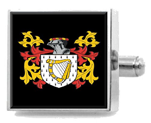 【中古】【未使用・未開封品】Select Gifts Fiddes アイルランド家族紋章 姓紋章カフリンクス 個性的なケース