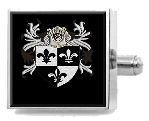 【中古】【未使用・未開封品】Select Gifts ジョンストン・アイルランドの紋章 紋章 カフスボタン パーソナライズケース
