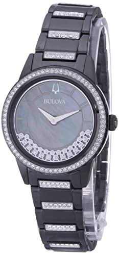 【中古】【未当て嵌める・未開封品】Bulova 曲がること表現スタイル 文字盤 ステンレス鋼スチール写真 レディースウォッチ 98L252