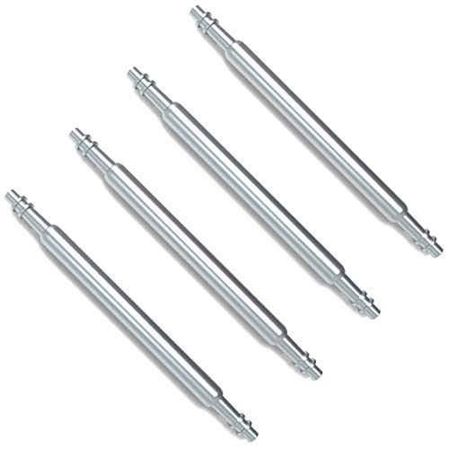 【中古】【未使用・未開封品】Wellfit 腕時計ピン ? 4パック ステンレススチール時計バンドピン ? 幅スプリングバー ? 直径1.5mm 18mm