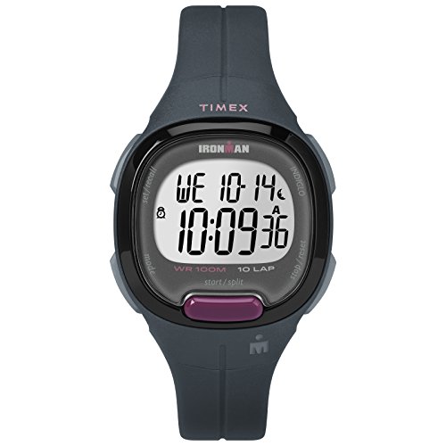 【中古】【未使用・未開封品】Timex レディース アイアンマン トランジット 33mm 腕時計, グレー/パープル, クロノグラフ。画像