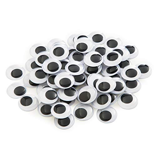 【中古】【未使用・未開封品】100個 25mm 黒くねる目 自己粘着式 11,544円