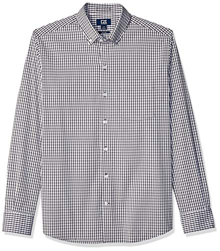 【中古】【未当て嵌める・未開封品】切り手とうしろ側Longsleeveストレッチギンガムゴルフシャツ2018濃灰色XXL大きさ