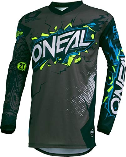 【中古】【未使用・未開封品】O'Neal 001E-915 メンズ Element Villain Jersey (グレー、XL)|AJIMURA-SHOP