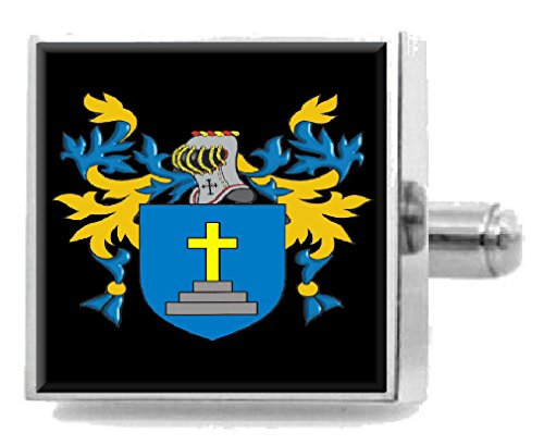 【中古】【未使用・未開封品】選択ギフトPayne England Heraldry CrestスターリングシルバーCufflinks Engravedメッセージボックス