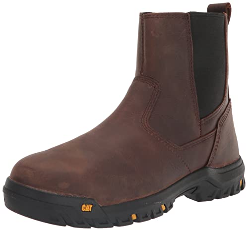 【中古】【未当て嵌める・未開封品】[CATERPILLAR] Men\u0027s Wheelbase Steel Toe Industrial Shoe