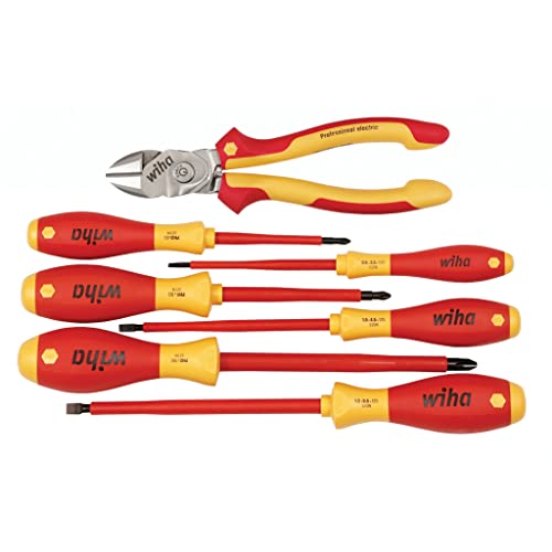 【中古】【未当て嵌める・未開封品】Wiha 32857 | 7 Piece Insulated BiCut SuperCut and Screwdriver Set スポーツ・アウトドア-その他