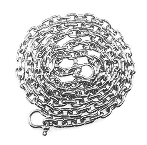 【中古】【未使用・未開封品】ステンレススチールWindlassアンカーチェーン316?8?mm (5?/16インチ) din766?by 10?' with Shackles BBB