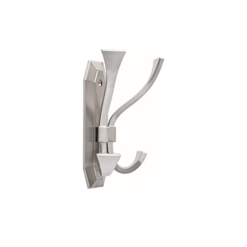 【中古】【未使用・未開封品】Liberty Hardware B38561-SN-R 3インチ プロジェクション オーバーサイズ ダブルコートフック サテンニッケル