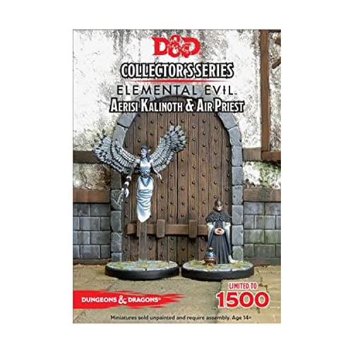 【中古】【未使用・未開封品】ダンジョンズ&ドラゴンズ???Collector 'sシリーズミニチュアAerisi Kalinoth & Air Priest ( Limited Edition ) SW｜AJIMURA-SHOP