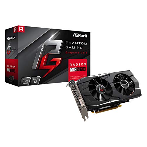 【中古】【未当てはめる・未開封品】Asrock 90-GA0K00-00UANF graphics card Radeon RX 570 4 GB GDDR5