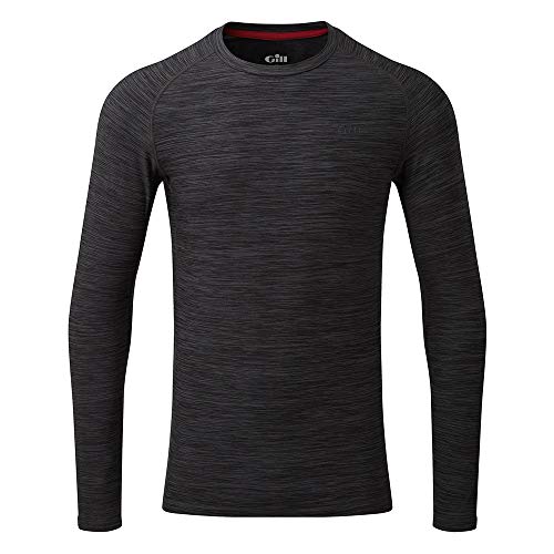 【中古】【未使用・未開封品】Gill (ギル) メンズ ロングスリーブ クルーネック (Men's Long Sleeve Crew Neck) アッシュメランジェ M 1282｜AJIMURA-SHOP