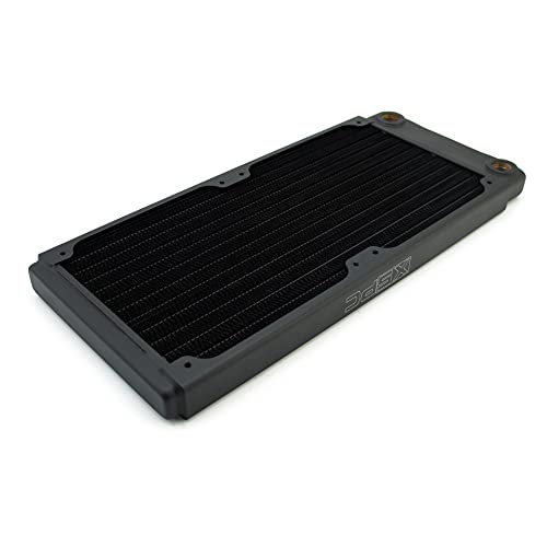 【中古】【未当て嵌める・未開封品】XSPC TX240 超薄型放熱器 120粍 x 2 デュアル気違い - (黒いこと)
