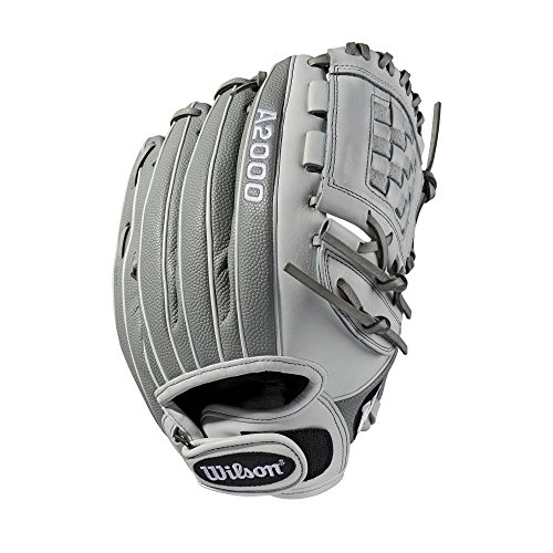 【中古】【未使用・未開封品】WILSON Sporting Goods 2019 A2000 P12 ピッチャーズファストピッチグローブ 右投げ ホワイト/グレー スーパースキン 12インチ