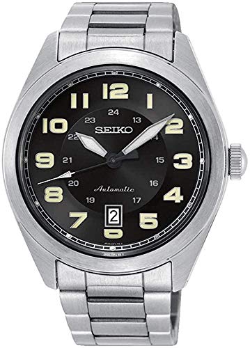 【中古】【未使用・未開封品】Seiko Men's SRPC85K Silver Stainless-Steel Automatic Fashion Watch