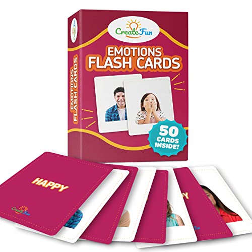 【中古】【未使用・未開封品】CreateFun Prepositions, Emotions & Verbs Flash Cards CFFC-006
