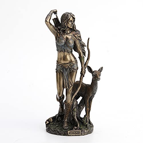 【中古】【未使用・未開封品】Veronese Artemis Greek Goddess of the Hunt Statue