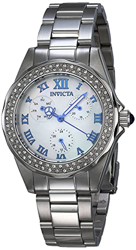 【中古】【未当て嵌める・未開封品】Invicta Women\u0027s 28436 Angel Quartz 3 Hand White Dial Watch