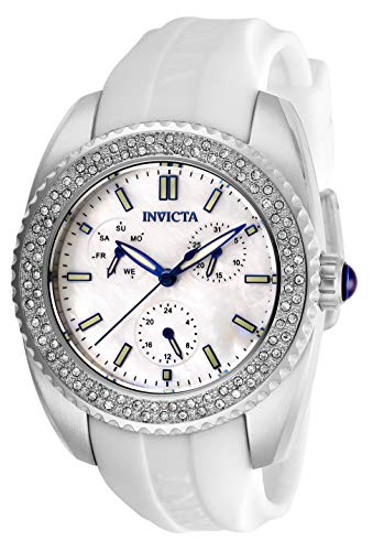【中古】【未当て嵌める・未開封品】Invicta Women\u0027s 28486 Angel Quartz 3 Hand White Dial Watch