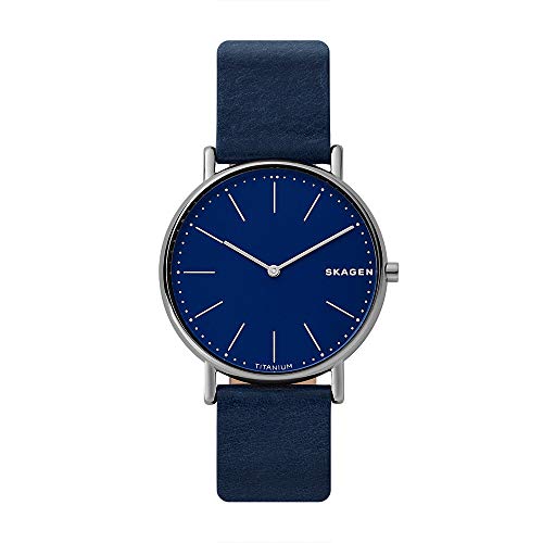 【中古】【未当て嵌める・未開封品】Skagen メンズ Signatur 2針 しろがね色声の調子 チタンウオッチ SKW6481