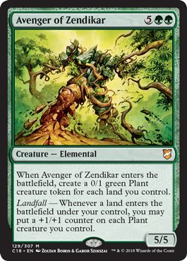 【中古】【未使用・未開封品】Magic : the Gathering???AvengerのZendikar???Commander 2018