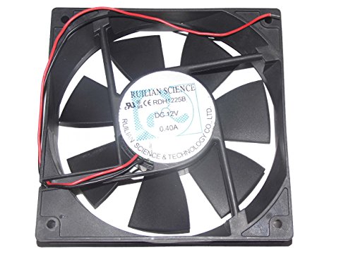 【中古】【未当て嵌める・未開封品】120x120x25粍 RDH1225B 12V 0.40A 2導線 12糎 入れもの気違い