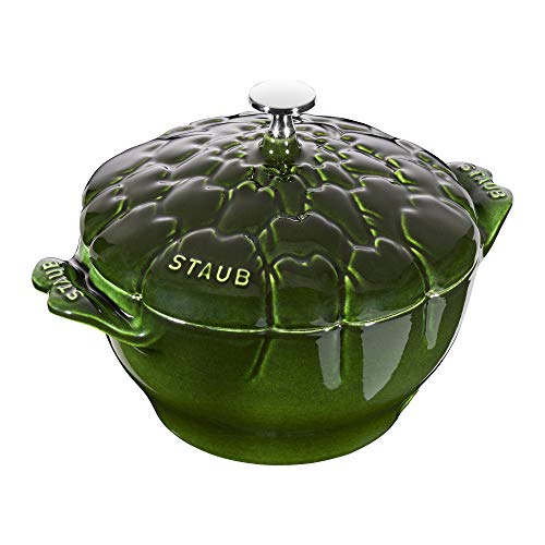 【中古】【未使用・未開封品】Staub ストウブ 鋳鉄製 3クォート アーティチョーク ココット バジル フランス製