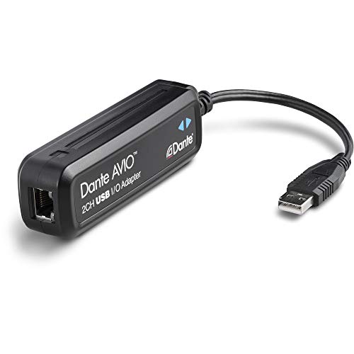 【中古】【未当て嵌める・未開封品】Audinate DANTE AVIOアダプタ USB I/O (インプット2ch/最終生産物2ch) 自動データ処理-USB-金-2×2