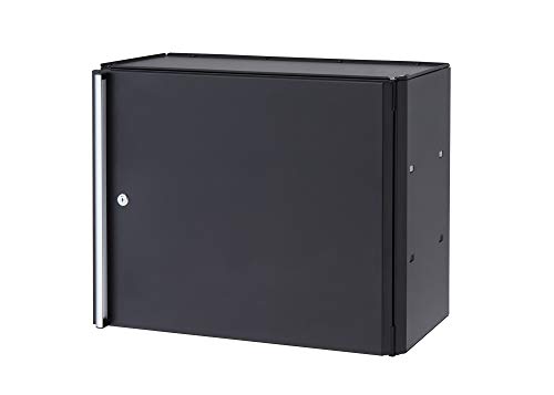【中古】【未当て嵌める・未開封品】TRINITY (トリニティ) 車宿り納める押し入れ 22ゲージ スチール写真 壁据え置き 調節する能力のあるな棚とリバーシブルドア 物の具/洗い濯ぎ装置などに ブラッ