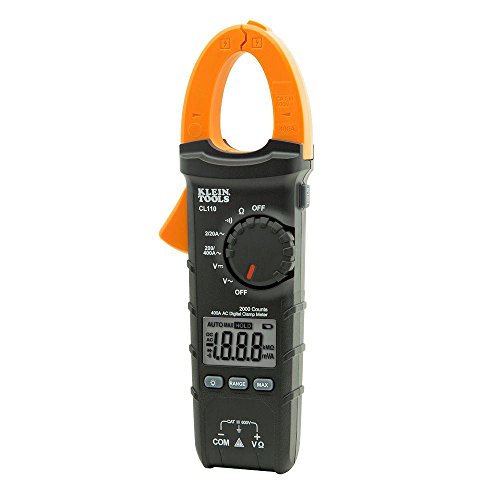 【中古】【未当て嵌める・未開封品】Klein Tools デジタルクランプメーター AC自動小銃範囲 400アンペア CL110