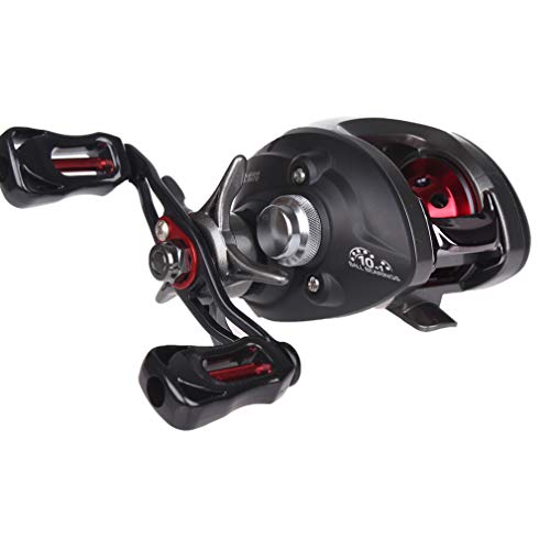 【中古】【未使用・未開封品】Diwa Baitcasting Reel ? Carbon Fiber Drag 17.5 lbs - 11 + 1 Shielded Stainless Steel Ball Bearings - The Perfect Warrior for Bass Fishi
