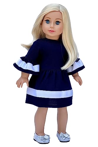 【中古】【未使用・未開封品】DreamWorld Collections - ネイビーブルー - 18インチのアメリカンガールドールにフィット (人形は含まれません) (靴は含まれません)｜AJIMURA-SHOP 16,297円